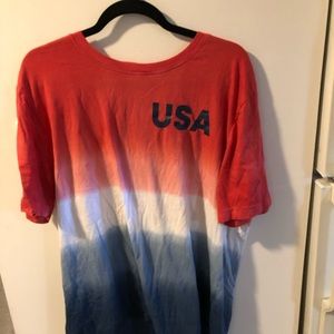 Tie dye USA shirt